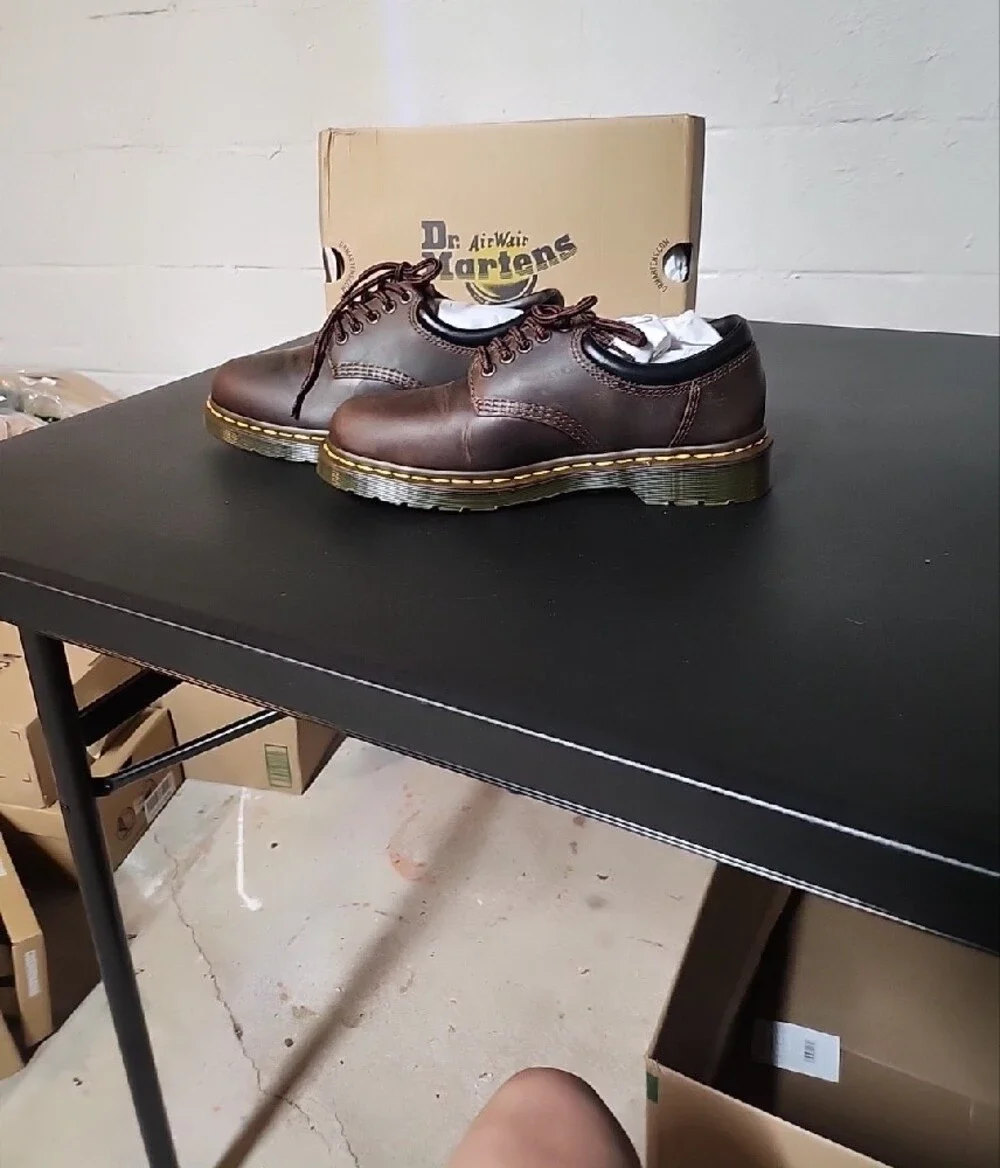 Dr. Martens Zavala Lo Brown Leather 5-Eye